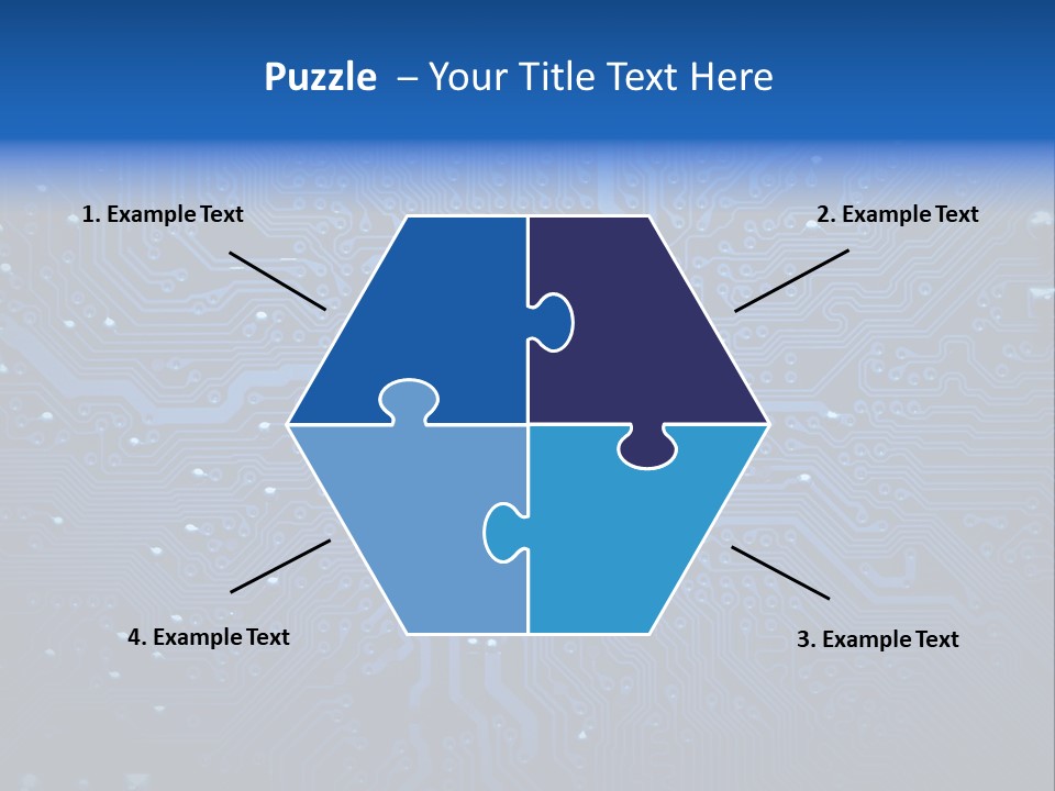 Computer Connect Texture PowerPoint Template