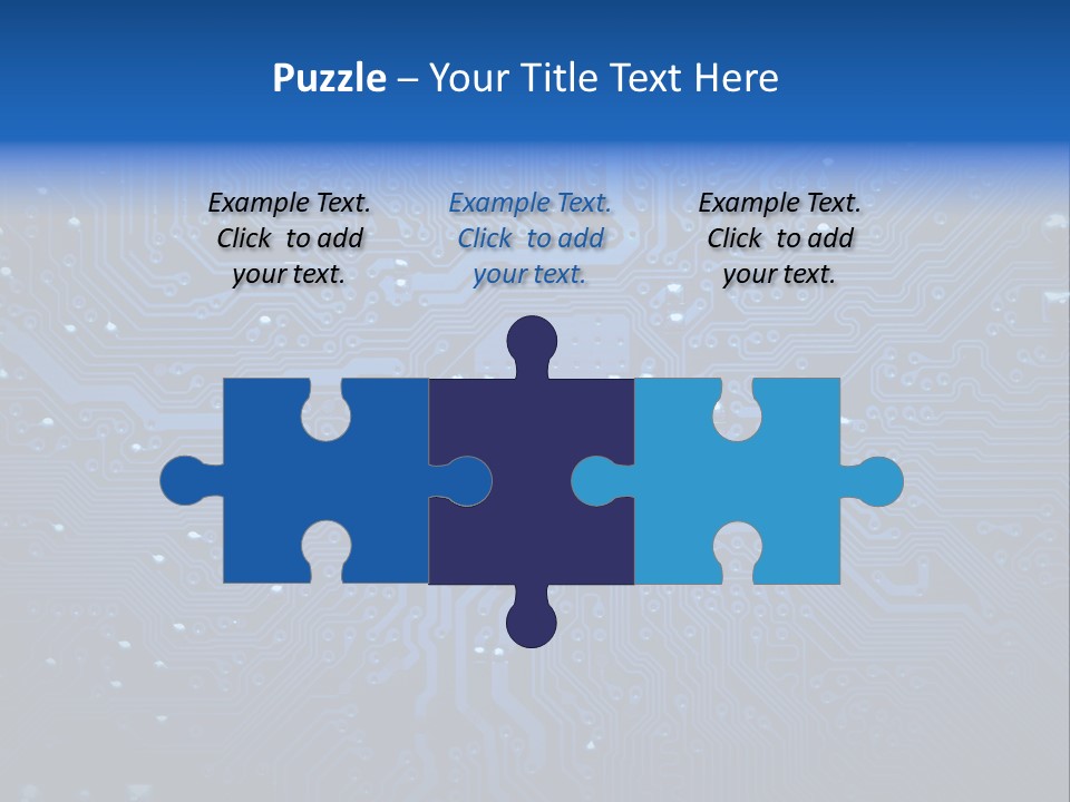 Computer Connect Texture PowerPoint Template