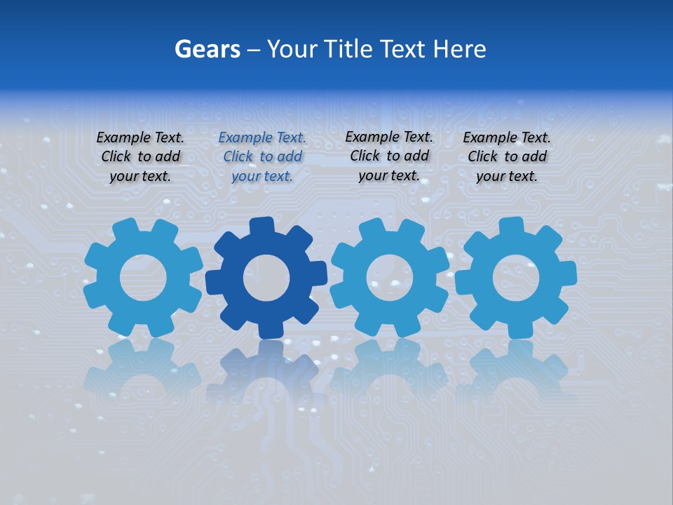 Computer Connect Texture PowerPoint Template