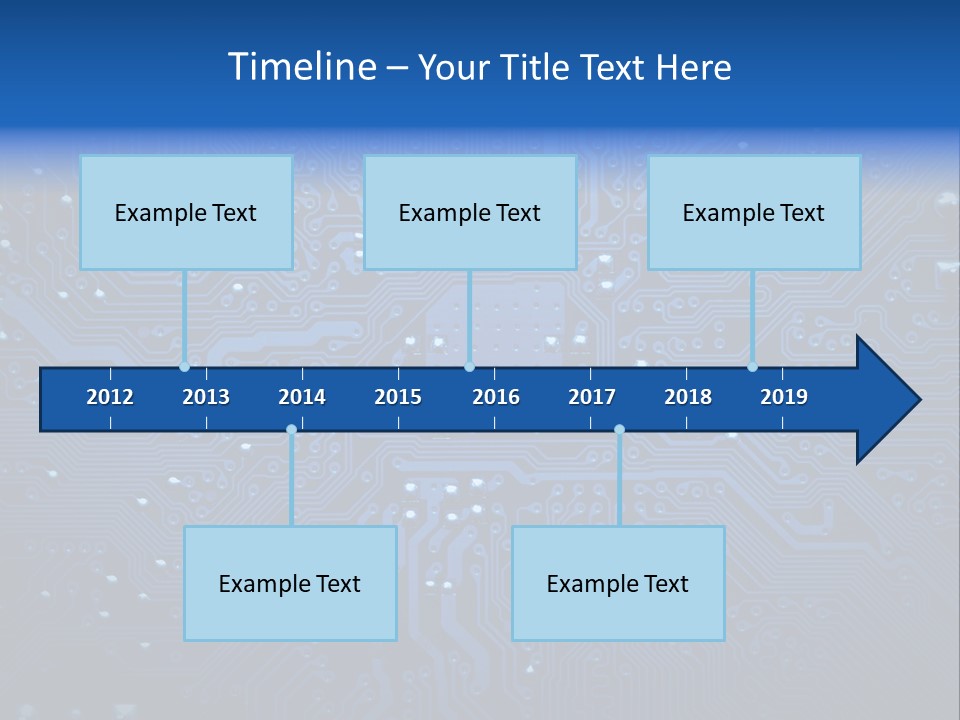 Computer Connect Texture PowerPoint Template