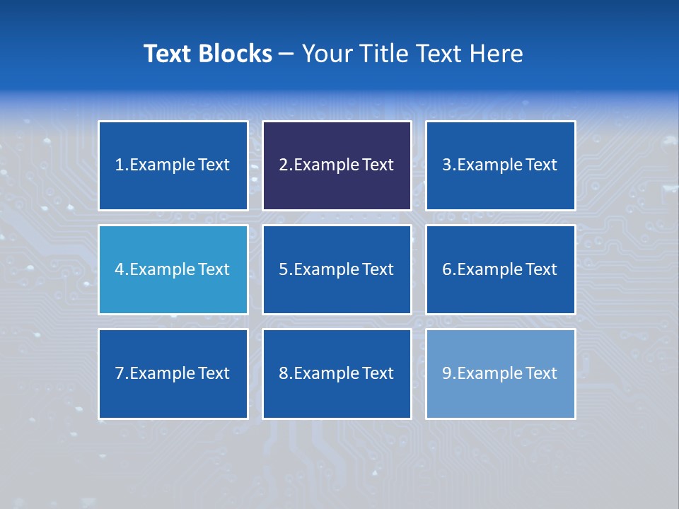 Computer Connect Texture PowerPoint Template