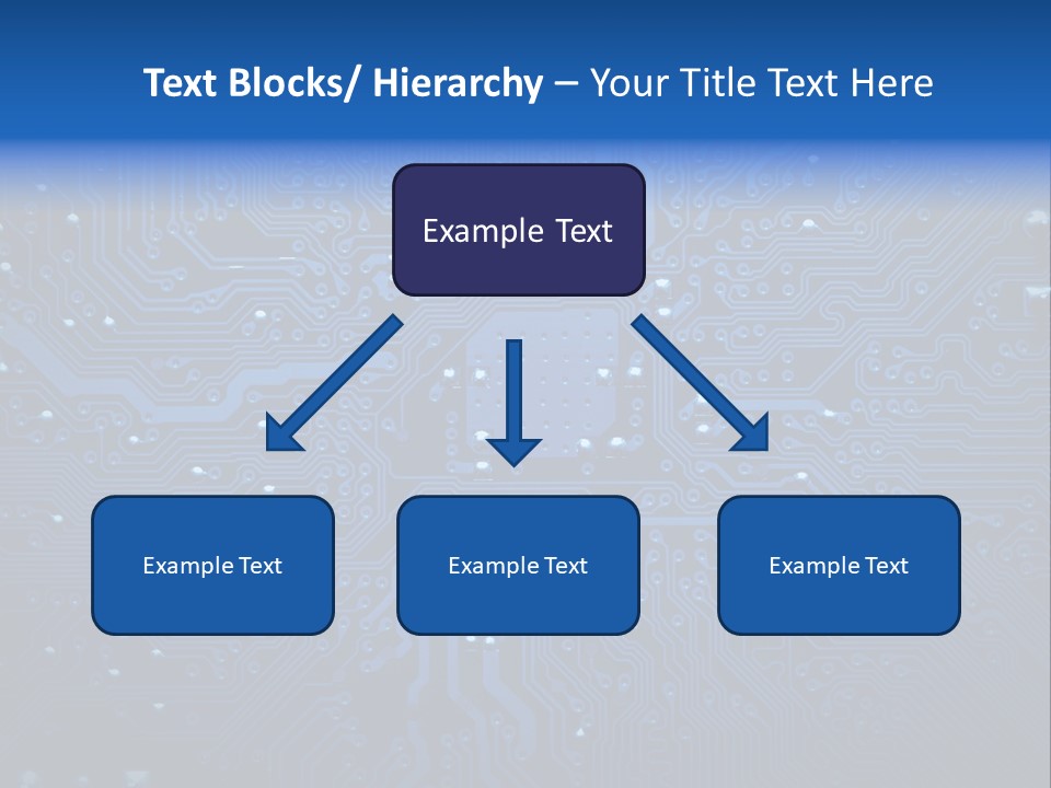 Computer Connect Texture PowerPoint Template