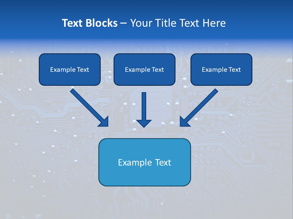 Computer Connect Texture PowerPoint Template