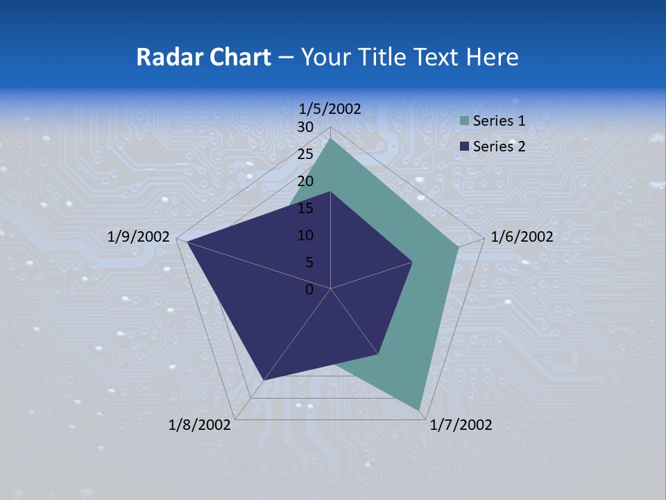 Computer Connect Texture PowerPoint Template