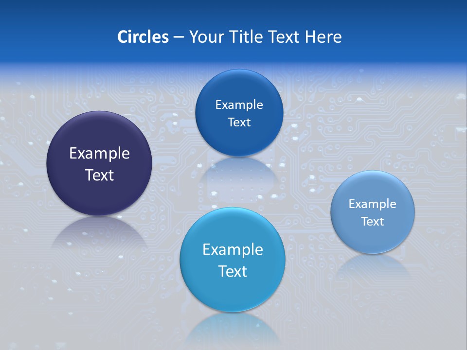 Computer Connect Texture PowerPoint Template