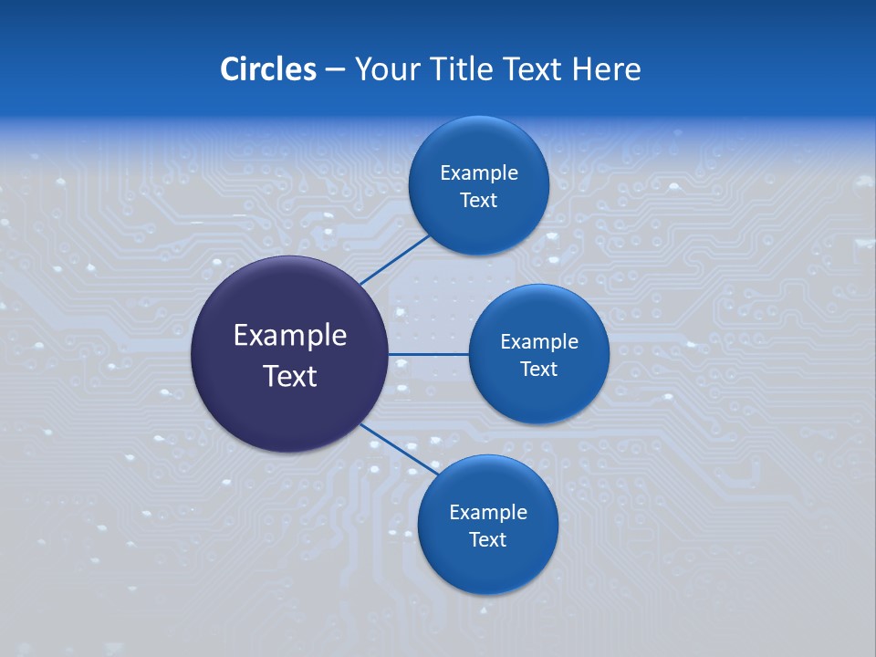 Computer Connect Texture PowerPoint Template