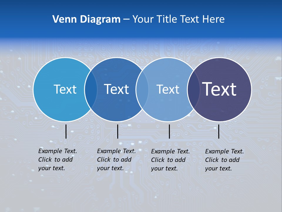 Computer Connect Texture PowerPoint Template