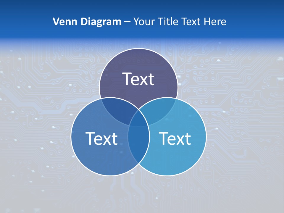 Computer Connect Texture PowerPoint Template