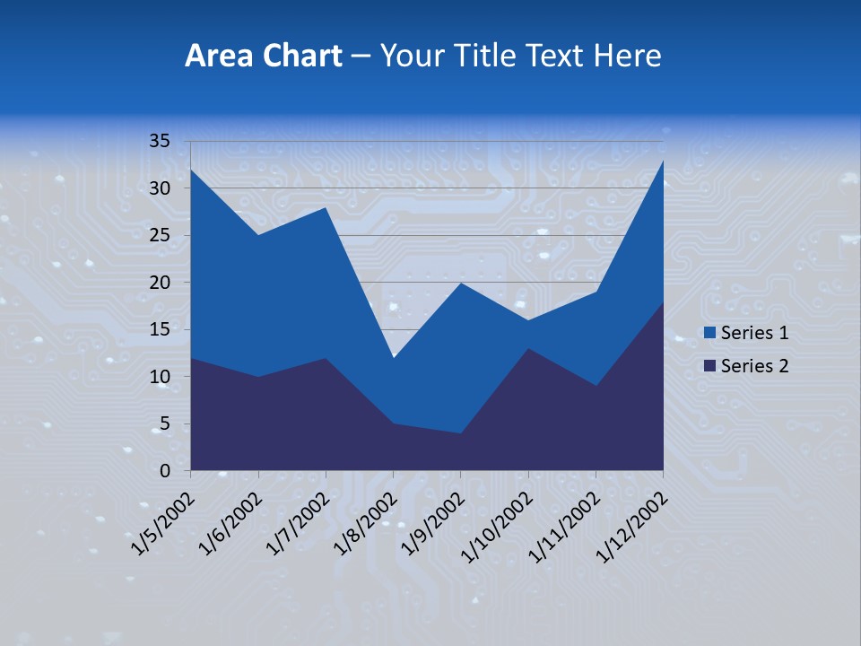 Computer Connect Texture PowerPoint Template