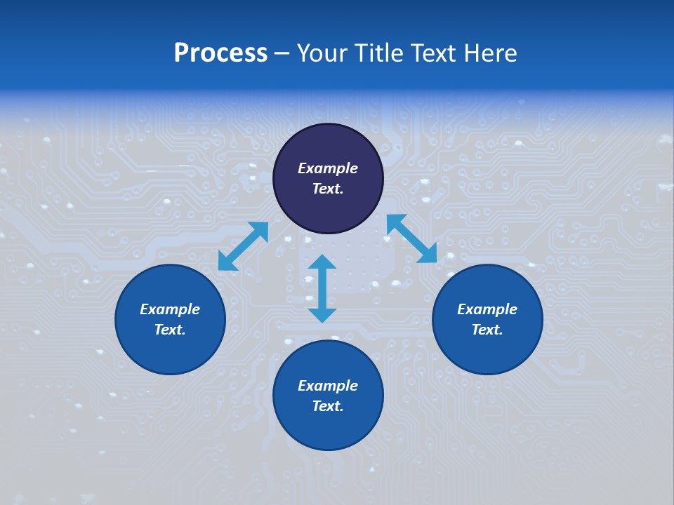 Computer Connect Texture PowerPoint Template