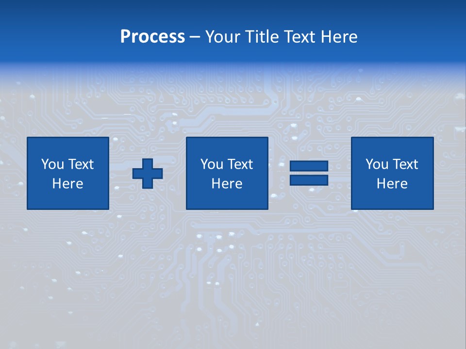 Computer Connect Texture PowerPoint Template