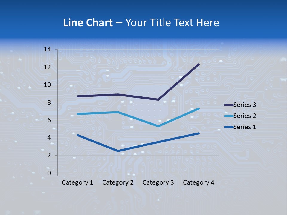 Computer Connect Texture PowerPoint Template