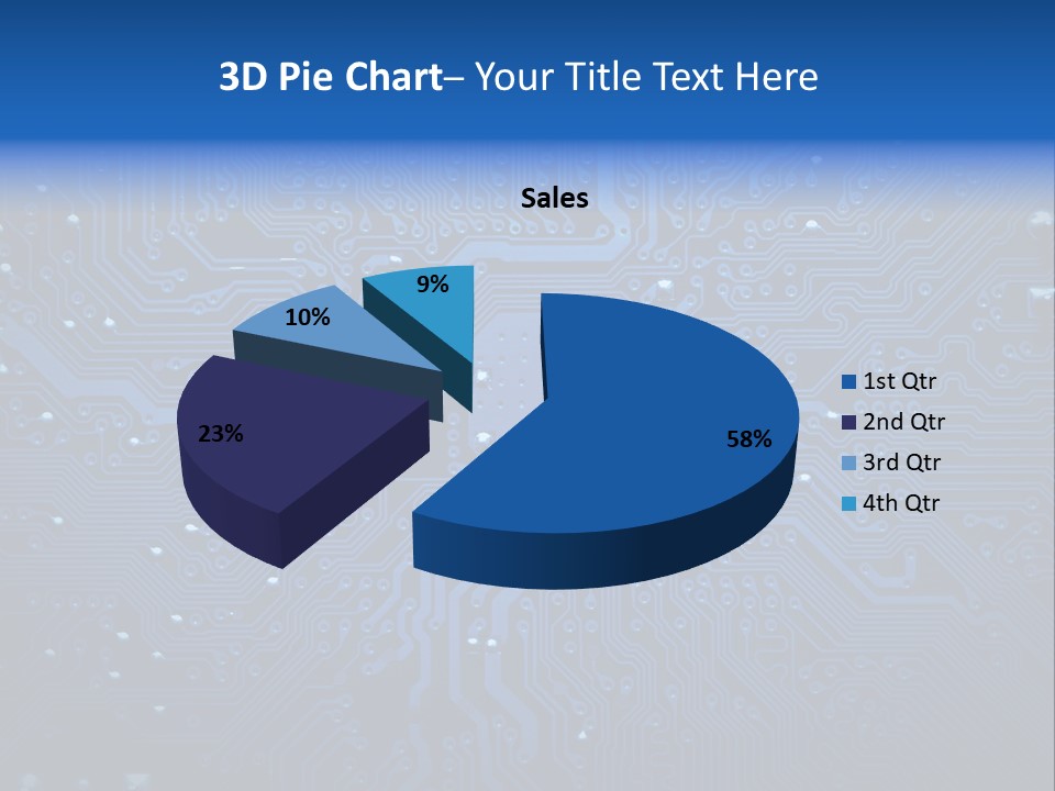 Computer Connect Texture PowerPoint Template