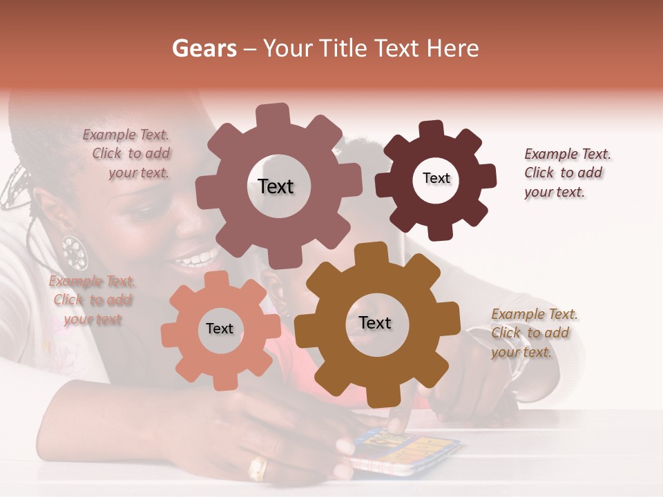 Beautiful Little Childhood PowerPoint Template