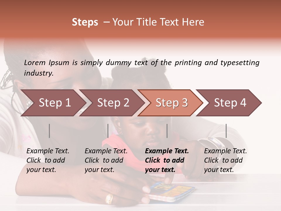 Beautiful Little Childhood PowerPoint Template