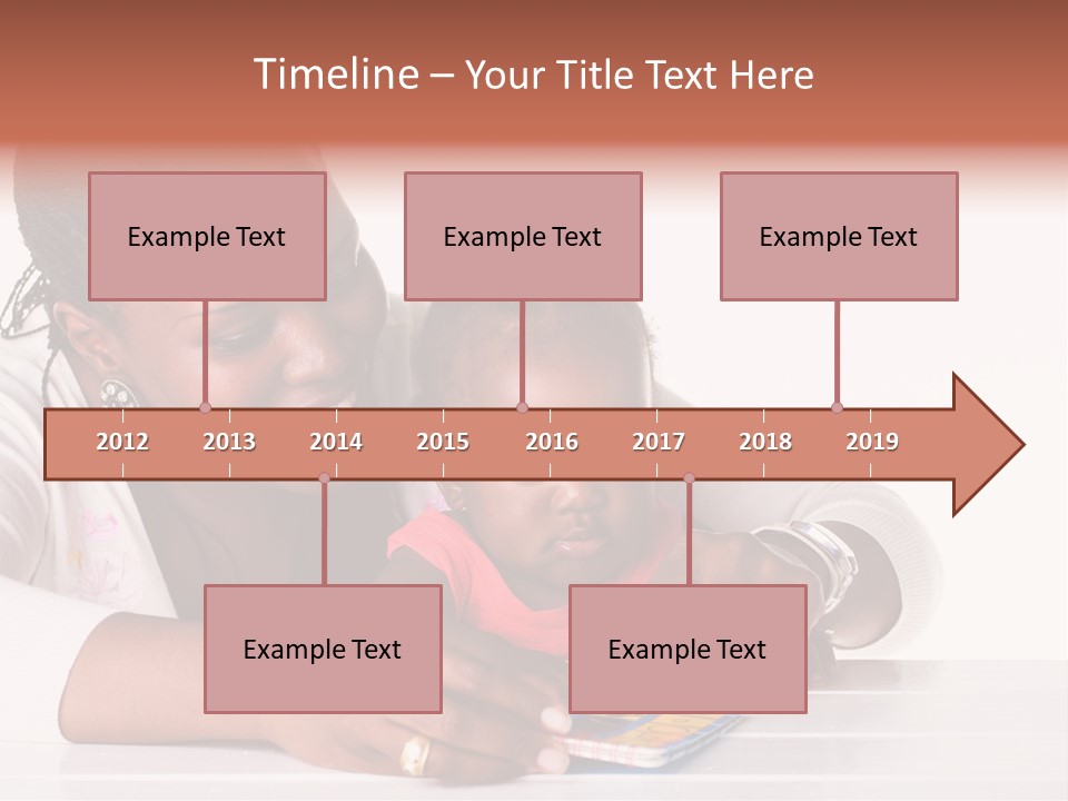 Beautiful Little Childhood PowerPoint Template