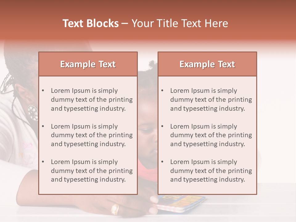 Beautiful Little Childhood PowerPoint Template