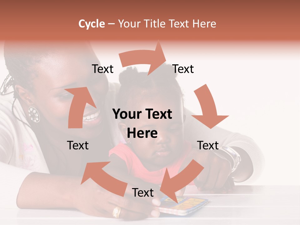 Beautiful Little Childhood PowerPoint Template