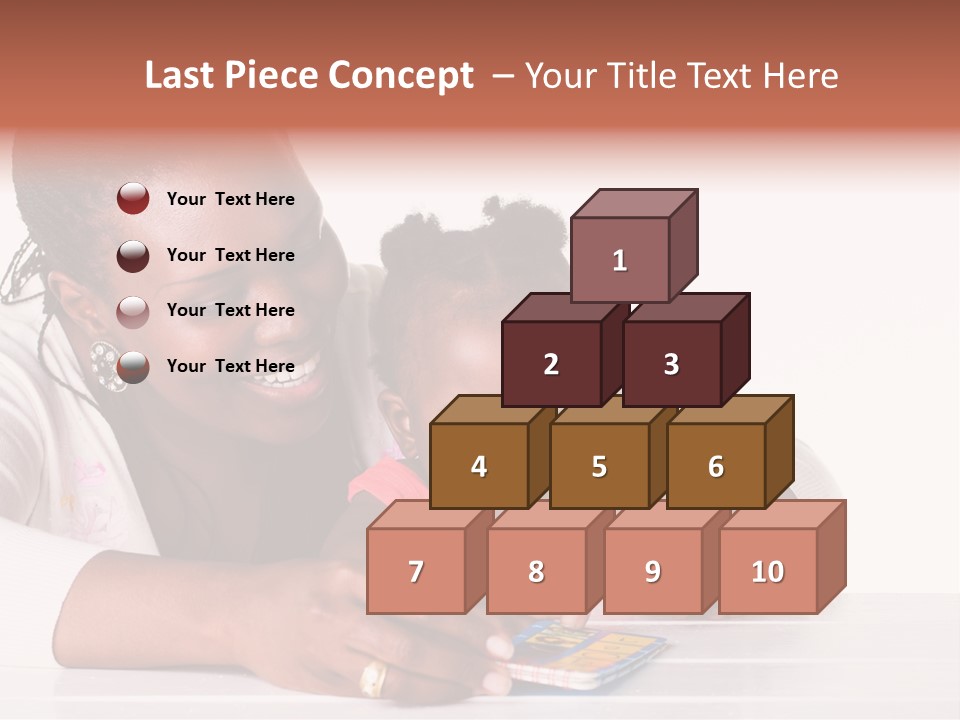 Beautiful Little Childhood PowerPoint Template