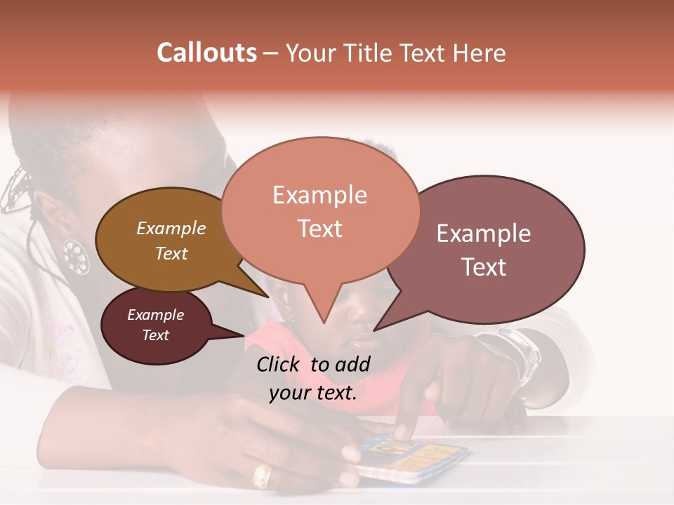 Beautiful Little Childhood PowerPoint Template