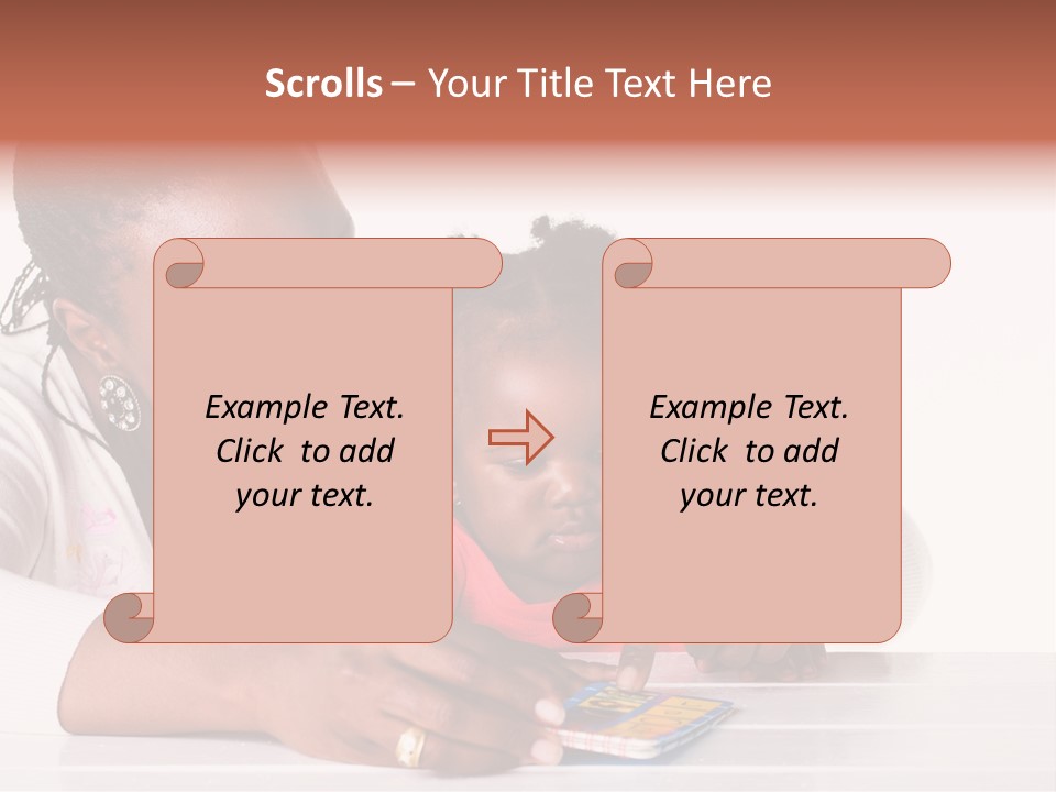 Beautiful Little Childhood PowerPoint Template