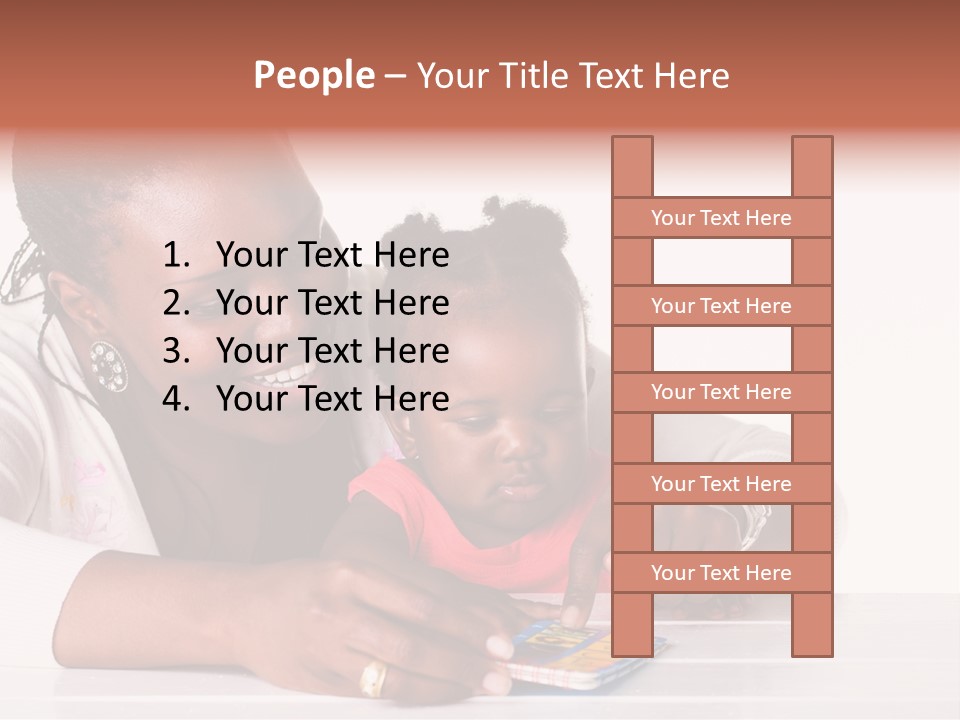 Beautiful Little Childhood PowerPoint Template