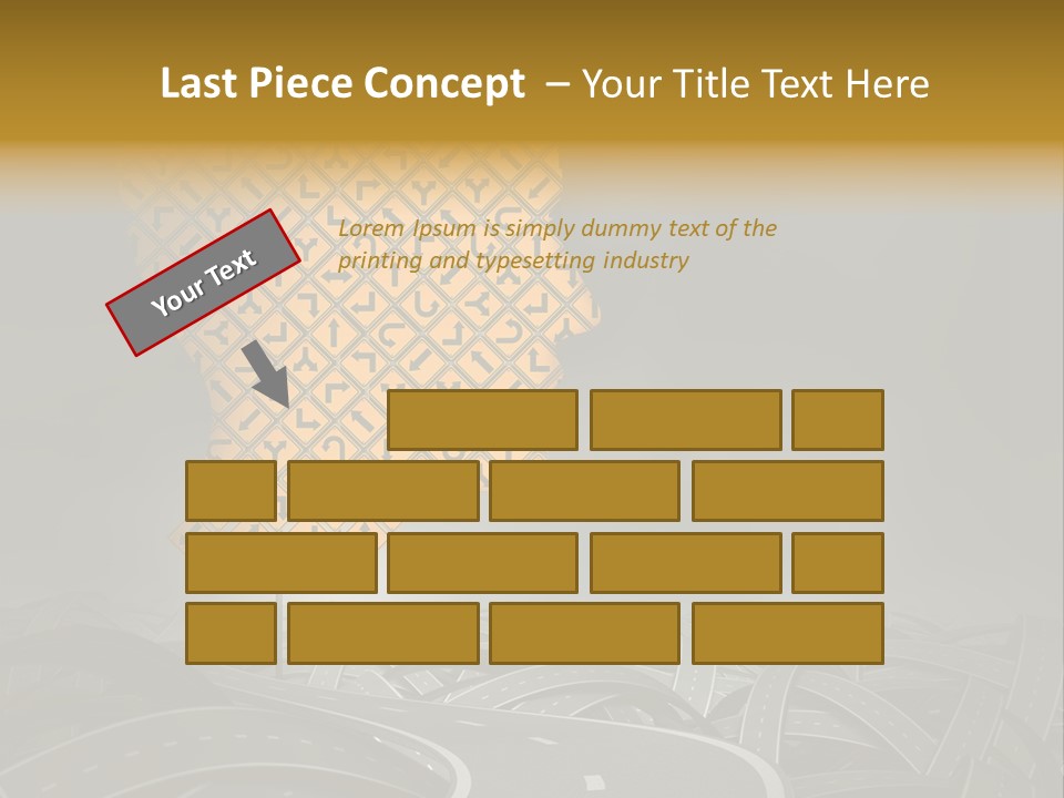 Travel Street Cloudy Sky PowerPoint Template