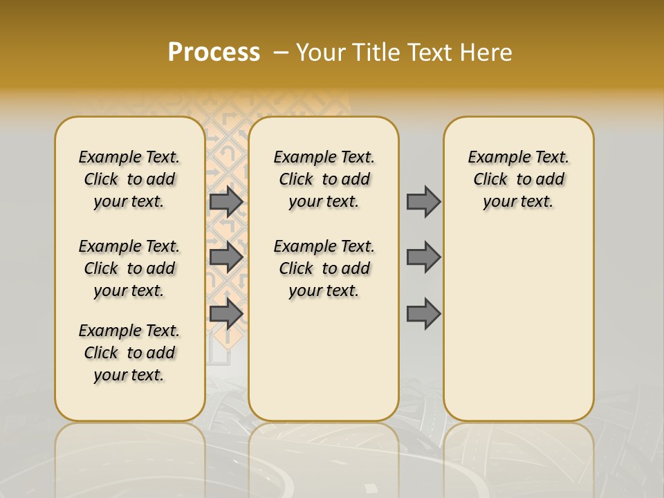 Travel Street Cloudy Sky PowerPoint Template