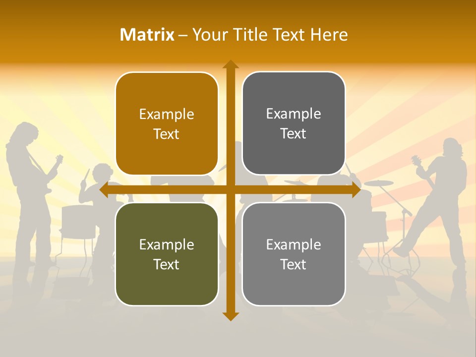 Performance Guitar Guitarist PowerPoint Template