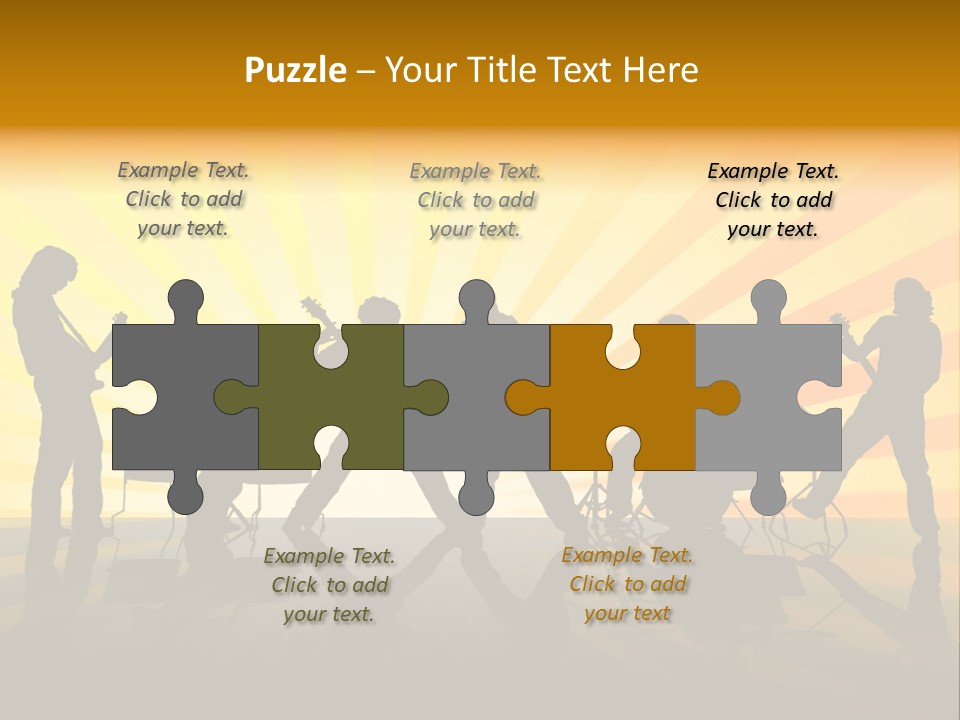 Performance Guitar Guitarist PowerPoint Template