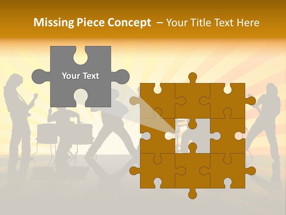 Performance Guitar Guitarist PowerPoint Template