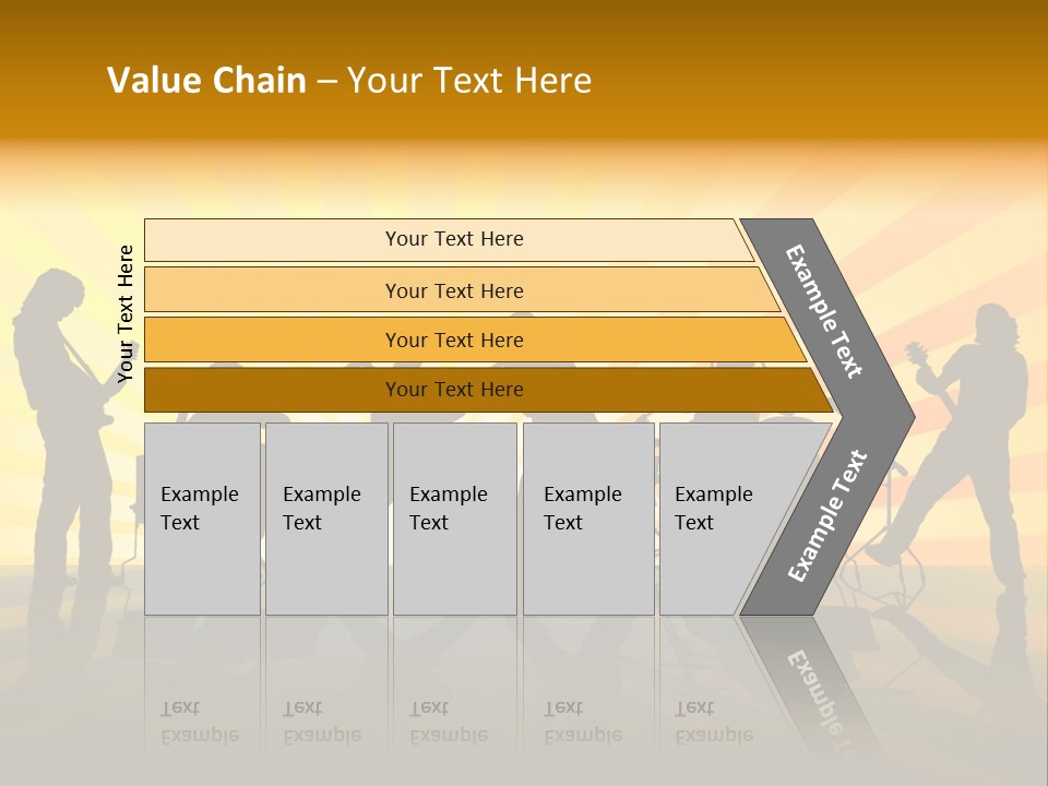 Performance Guitar Guitarist PowerPoint Template