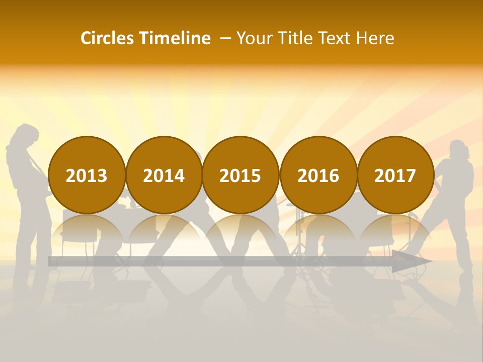 Performance Guitar Guitarist PowerPoint Template