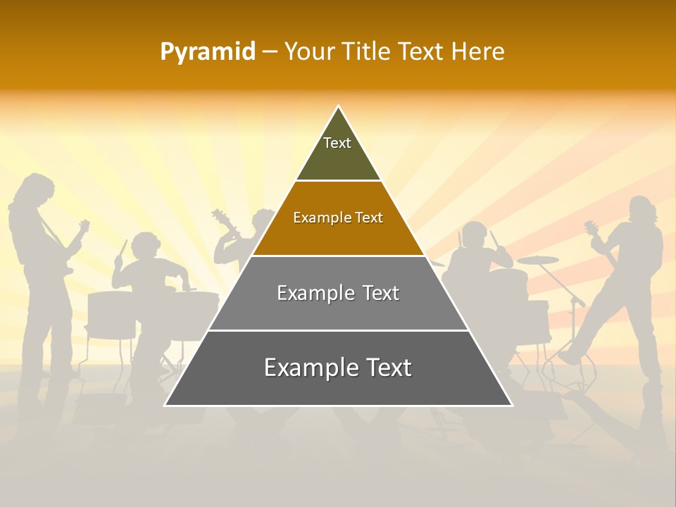 Performance Guitar Guitarist PowerPoint Template