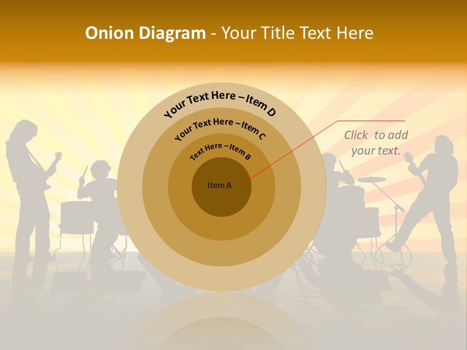 Performance Guitar Guitarist PowerPoint Template