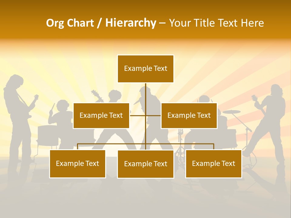 Performance Guitar Guitarist PowerPoint Template