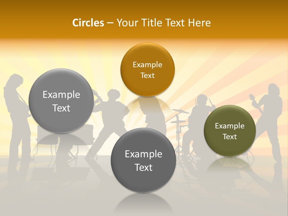 Performance Guitar Guitarist PowerPoint Template