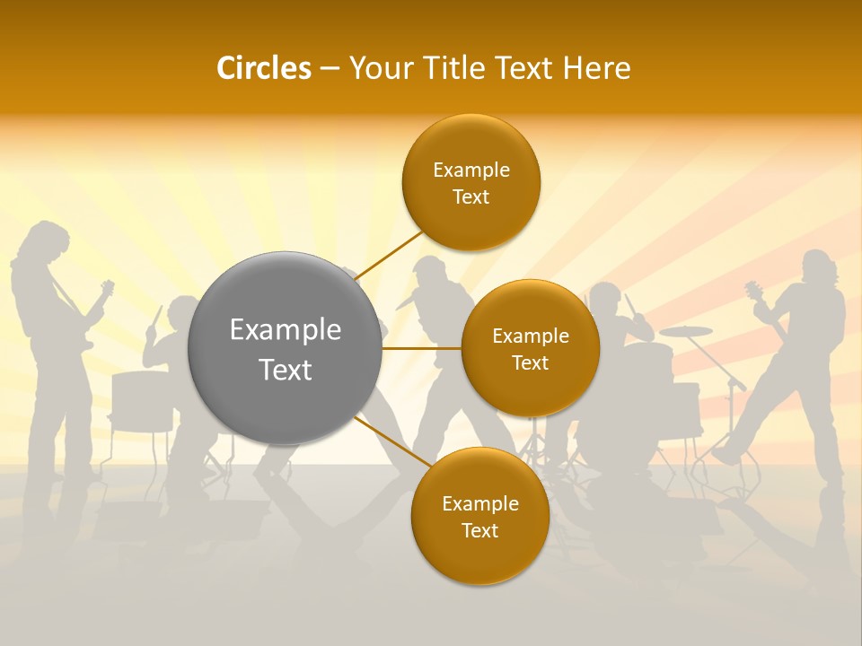 Performance Guitar Guitarist PowerPoint Template