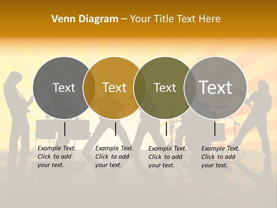 Performance Guitar Guitarist PowerPoint Template
