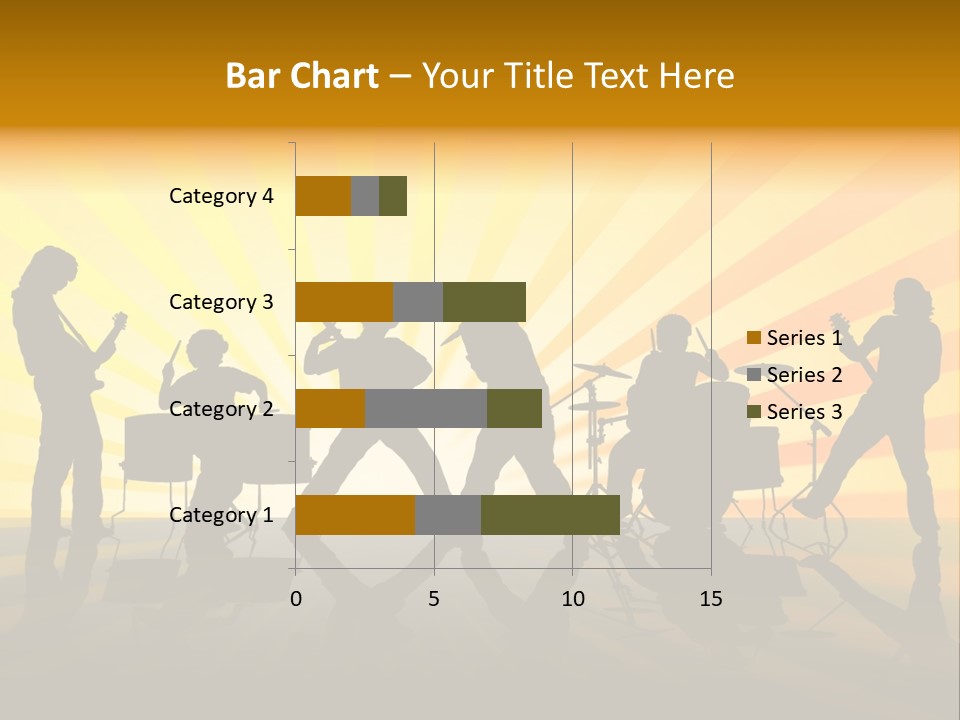 Performance Guitar Guitarist PowerPoint Template