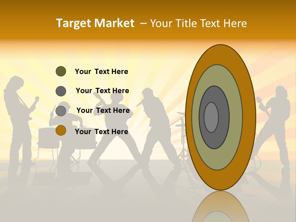 Performance Guitar Guitarist PowerPoint Template