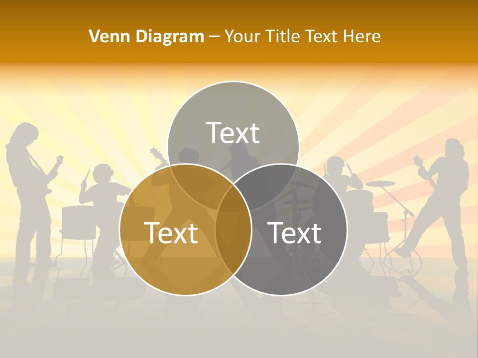 Performance Guitar Guitarist PowerPoint Template