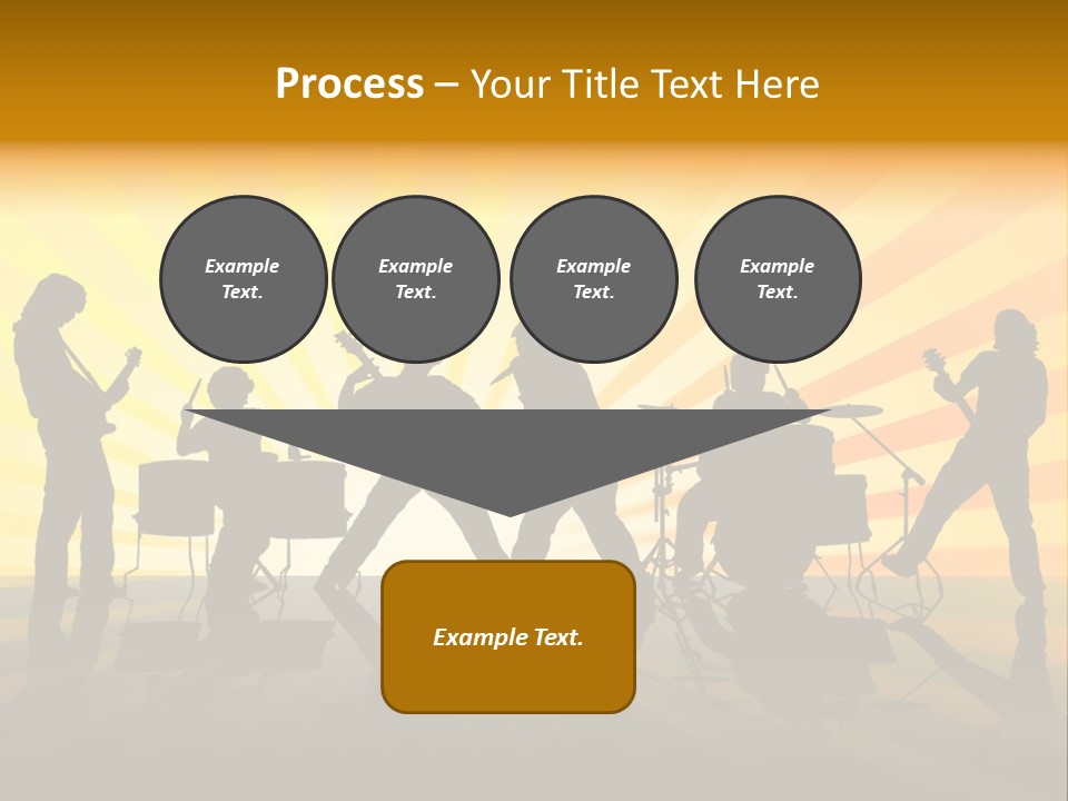 Performance Guitar Guitarist PowerPoint Template