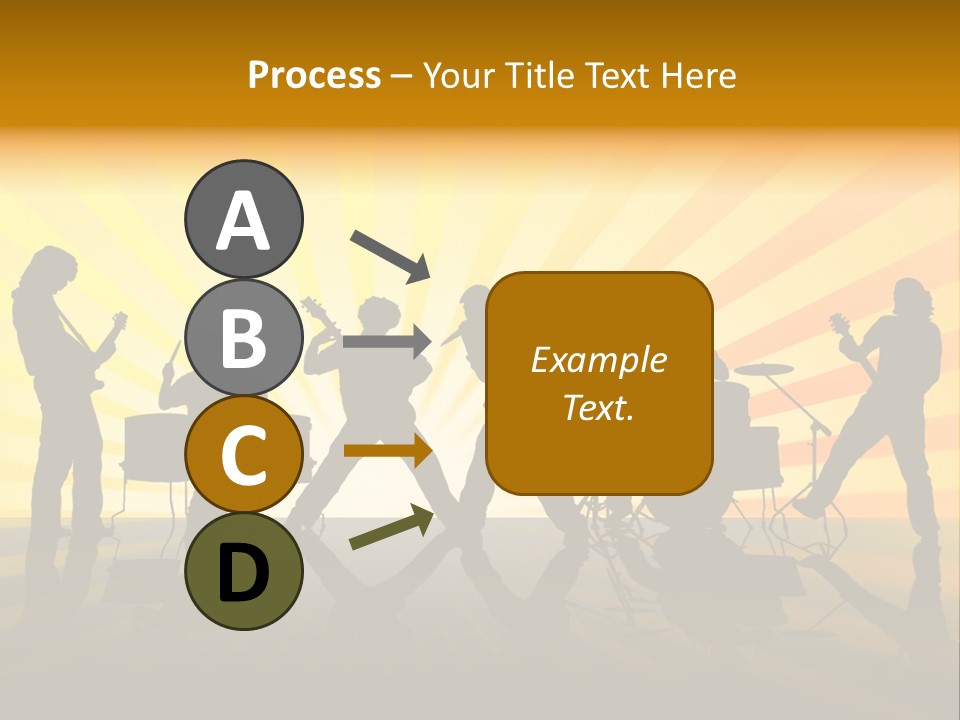 Performance Guitar Guitarist PowerPoint Template