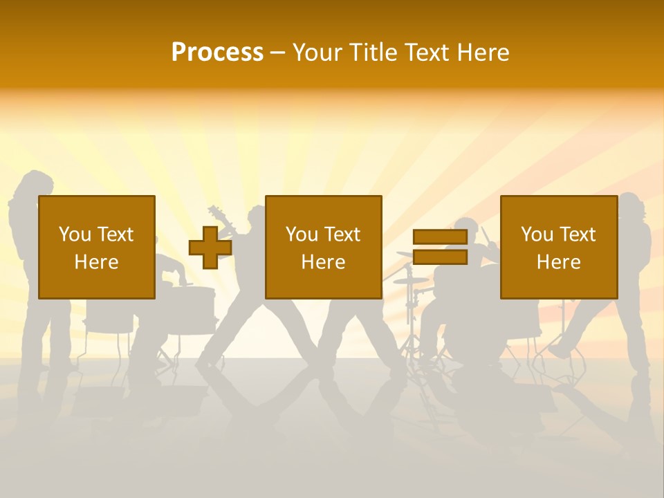 Performance Guitar Guitarist PowerPoint Template
