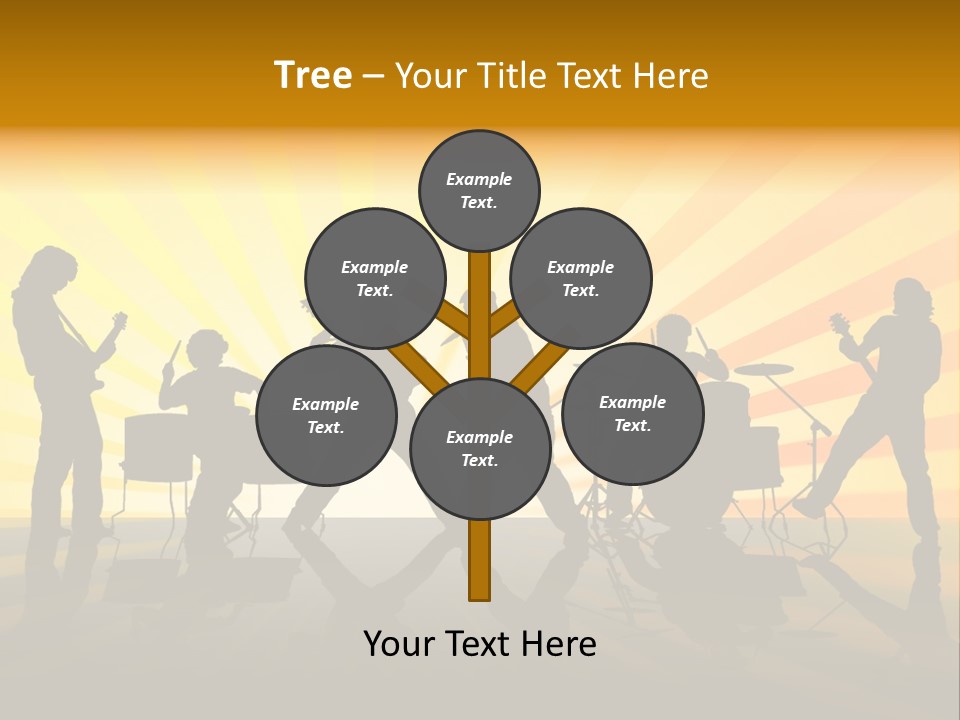 Performance Guitar Guitarist PowerPoint Template