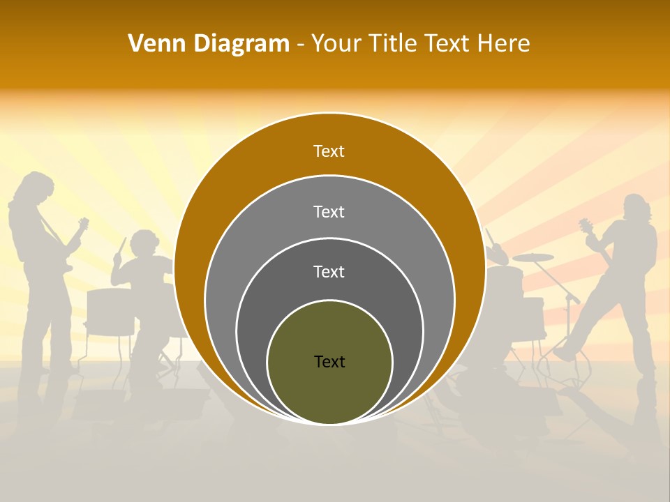 Performance Guitar Guitarist PowerPoint Template