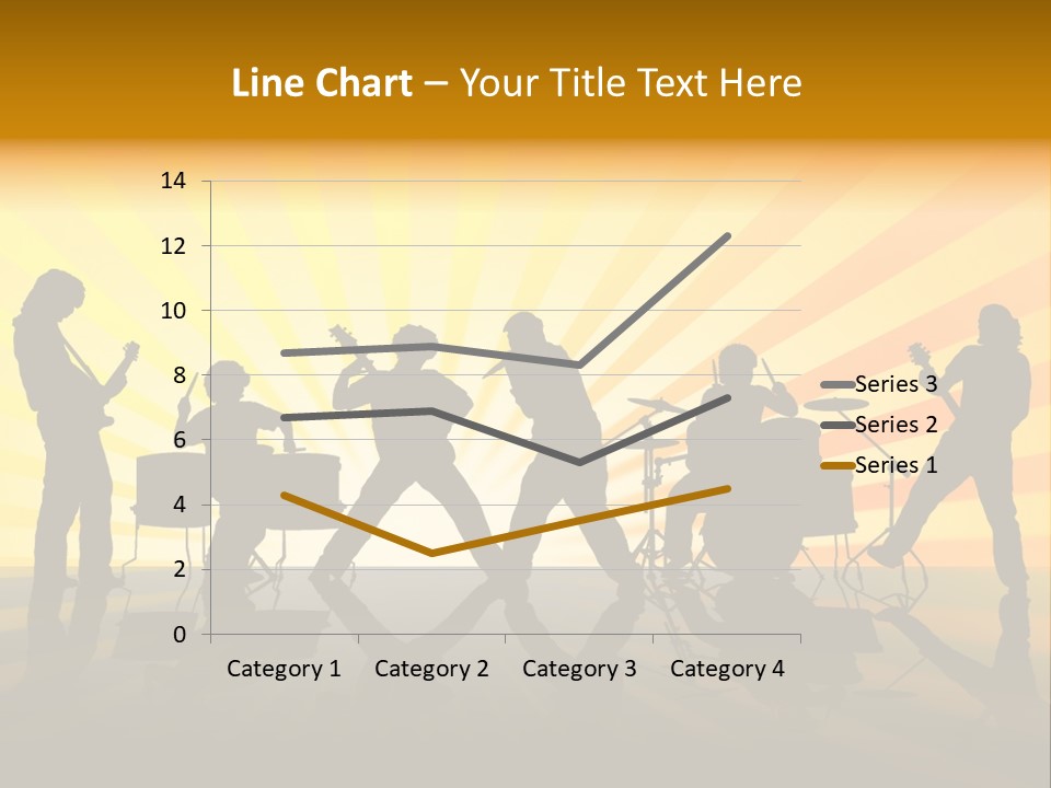 Performance Guitar Guitarist PowerPoint Template