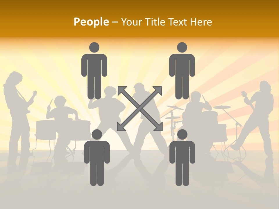 Performance Guitar Guitarist PowerPoint Template