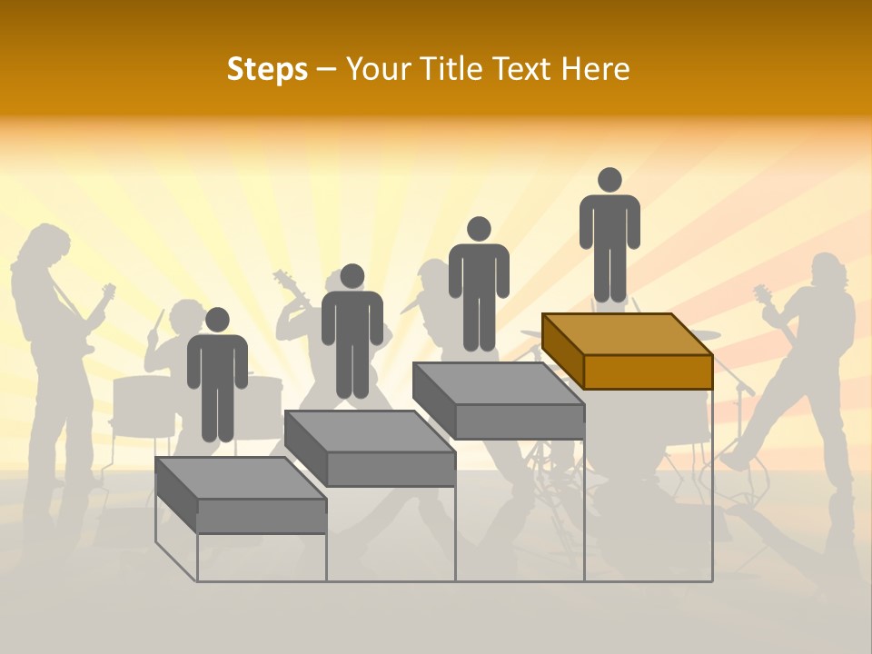 Performance Guitar Guitarist PowerPoint Template